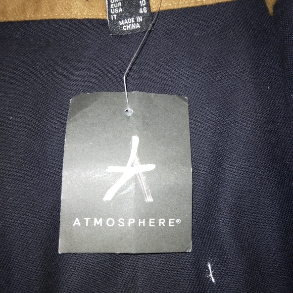 SKIRT Primark Atmosphere Button Front Skirt, Black and Tan, NWT - Picture 7 of 9